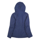 SALOMON Womens Blue Synthetic Jacket S Zip Hooded Outdoor Synthetic Sportswear