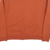 THE NORTH FACE Mens Rust Orange Crew Neck M Cotton Blend Sweatshirt Pullover
