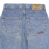 TEXAS BULL Mens Denim Blue Shorts M W28 Cotton Classic Fit Casual Zip Pockets