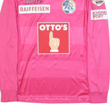 CRAFT Mens Pink Football Shirt L Long Sleeve Crew Neck Zibung Signature