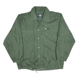 CLIQUE Mens Green XL Nylon Button Jacket Plain Lightweight Casual