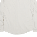 TOMMY HILFIGER Womens White Plain Shirt XL Cotton Blend Button Down Long Sleeve