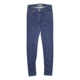 LEVI'S 710 Super Skinny Womens Jeans Blue Slim Skinny Denim W26 L30 Cotton Blend