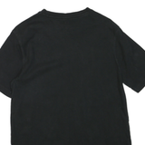 CHAMPION Mens Black Graphic T-Shirt M Short Sleeve Crew Neck Logo Print