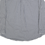 TOMMY HILFIGER Mens Blue & White Checked Shirt XL Classic Button-Down Cotton
