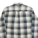 RED HEAD Mens Green & Cream Plaid Shirt XL Casual Cotton Blend Checked Button-Up