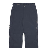 ICEPEAK Mens Nylon Navy Regular Fit Straight Leg Trousers W28 L32 Outdoor Casual