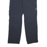 ICEPEAK Mens Nylon Navy Regular Fit Straight Leg Trousers W28 L32 Outdoor Casual