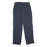 ICEPEAK Mens Nylon Navy Regular Fit Straight Leg Trousers W28 L32 Outdoor Casual