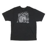 REEBOK Mens Black Hockey Hall Of Fame Graphic T-Shirt XL Short Sleeve Crew Neck