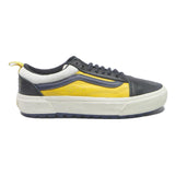 VANS Low Top Womens Trainers Black & Yellow Synthetic UK 5 Casual Skate Shoes