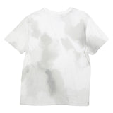 CHAMPION Mens White & Grey Tie Dye T-Shirt M Short Sleeve Crew Neck Cotton Blend