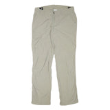COLUMBIA Womens Beige Polyester Blend Regular Straight Trousers W33 L32 Outdoor