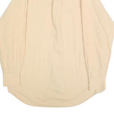 NAUTICA Mens Beige Cotton Shirt M Classic Button-Down Long Sleeve Casual