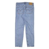 LEVI'S Womens Slim Blue Denim Plain Slim Jeans W28 L26 Classic Cotton Blend Zip
