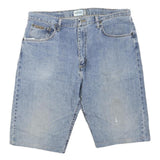 WRANGLER Mens Denim Blue Casual Shorts L W38 Cotton Blend Zip Closure