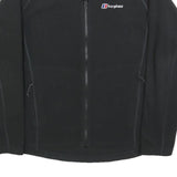 BERGHAUS Mens Black Jacket S Polyester Plain Zip Comfortable Classic Outdoor