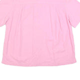 LEVI'S Womens Pink Cotton Blend Shirt S Casual Summer Button Pocket