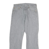 LEVI'S 501 Mens Jeans Blue Regular Straight Denim Light W30 L30 Classic Fit