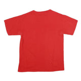 MAJESTIC Mens Red Red Sox Nation Graphic T-Shirt M Short Sleeve Crew Neck