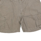 CARHARTT Womens Shorts Beige Cotton Blend Casual M W32 Workwear Utility Pockets