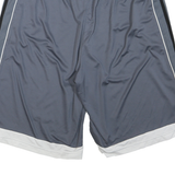 ADIDAS Mens Grey Casual Sports Shorts L W32 Polyester Blend Comfortable Fit