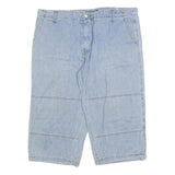 MAC Mens Shorts Blue Casual XL W40 Cotton Blend Light Wash Relaxed Fit