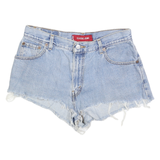 LEVI'S Womens Shorts Blue Denim Casual Cut-Off M W30 Distressed Hem