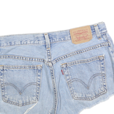 LEVI'S Womens Shorts Blue Denim Casual Cut-Off M W30 Distressed Hem