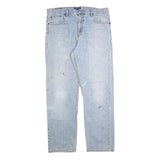 CARHARTT Mens Relaxed Light Blue Denim Jeans W36 L32 Zip Cotton Blend Casual