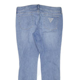 GUESS Womens Jeans Blue Slim Straight Denim Light W38 L31 Stylish Comfort