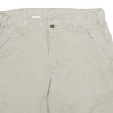 CARHARTT Mens Shorts Beige Casual Cotton L W34 Durable Workwear