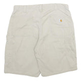 CARHARTT Mens Shorts Beige Casual Cotton L W34 Durable Workwear