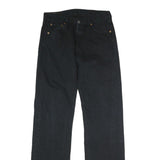 LEVI'S 501 Mens Jeans Black Regular Straight Denim Medium W30 L33