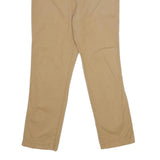LEVI'S Womens Cotton Blend Beige Regular Fit Straight Trousers W30 L27 Stylish