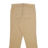 LEVI'S Womens Cotton Blend Beige Regular Fit Straight Trousers W30 L27 Stylish