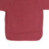 WRANGLER Mens Red Check Button Down Cotton Blend Shirt L Casual Summer Style