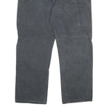 DICKIES Mens Regular Fit Grey Denim Jeans W40 L32 Workwear Utility Zip