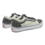 VANS Old Skool Mens Lace-Up Trainers Suede Black & Cream UK 9 Casual Skate