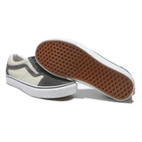 VANS Old Skool Mens Lace-Up Trainers Suede Black & Cream UK 9 Casual Skate