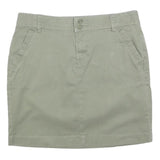 TOMMY HILFIGER Womens Beige Cotton Blend Mini Skirt M Casual Lightweight Summer