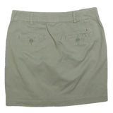 TOMMY HILFIGER Womens Beige Cotton Blend Mini Skirt M Casual Lightweight Summer