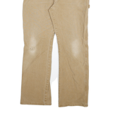 DICKIES Mens Jeans Beige Relaxed Straight Denim Rinse W36 L30 Workwear
