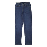 LEVI'S Womens Regular Blue Denim Classic Fit Zip Jeans W26 L28 Stylish Comfort