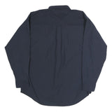 CHAPS Mens Blue Plain Shirt XL Button Down Collar Long Sleeve Casual