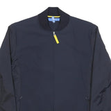 ESCADA SPORT Womens Navy Blue Casual Jacket S Polyester Plain Zip Fastening