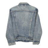 LEVI'S Mens Blue Denim Jacket L Cotton Blend Button Closure Classic