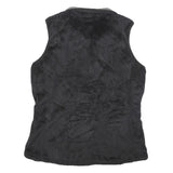 THE NORTH FACE Womens Black Fleece Vest L Polyester Zip Outdoor Casual