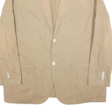 POLO RALPH LAUREN Mens Beige Cotton Classic Jacket 3XL Button Closure Casual
