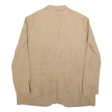 POLO RALPH LAUREN Mens Beige Cotton Classic Jacket 3XL Button Closure Casual